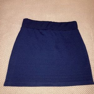 Navy blue skirt